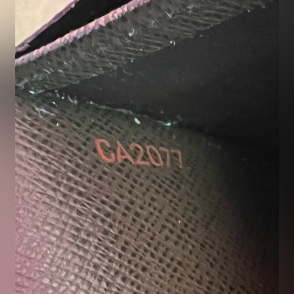 Authentic Damier Ebene Louis Vuitton Long Wallet #2 - Picture 4 of 16